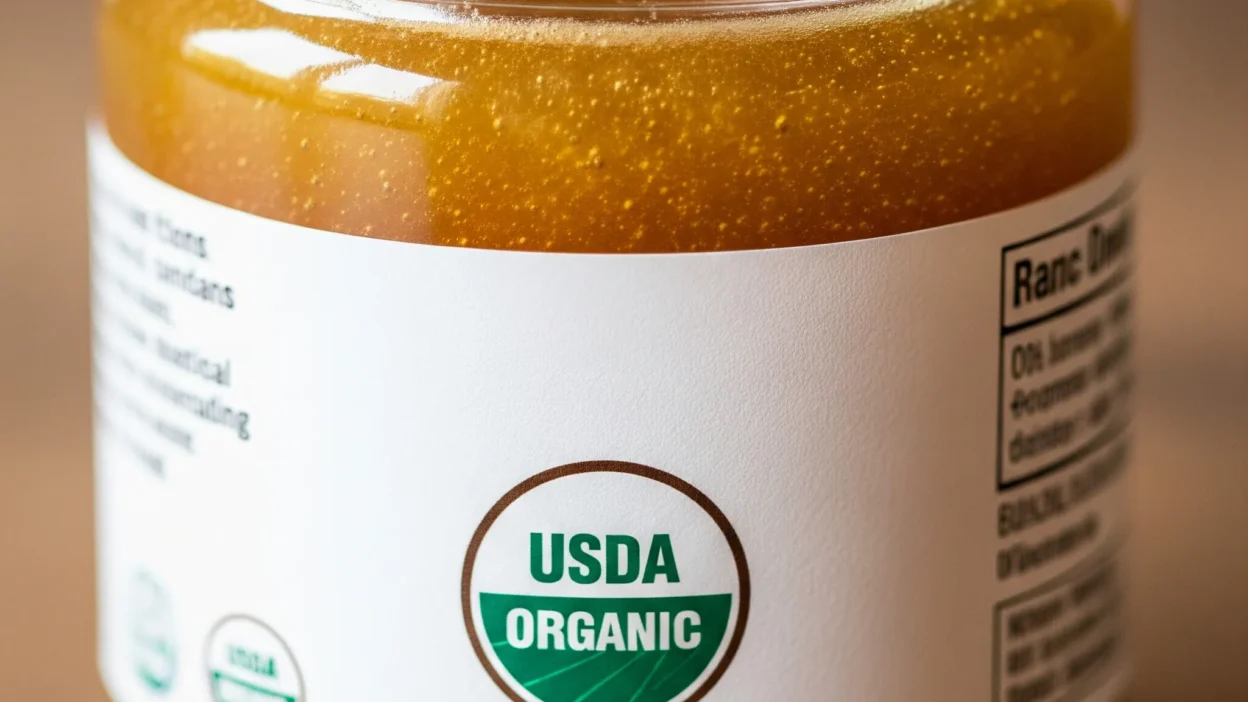 USDA Organic seal, symbolizing a commitment to sustainable and chemical-free farming practices